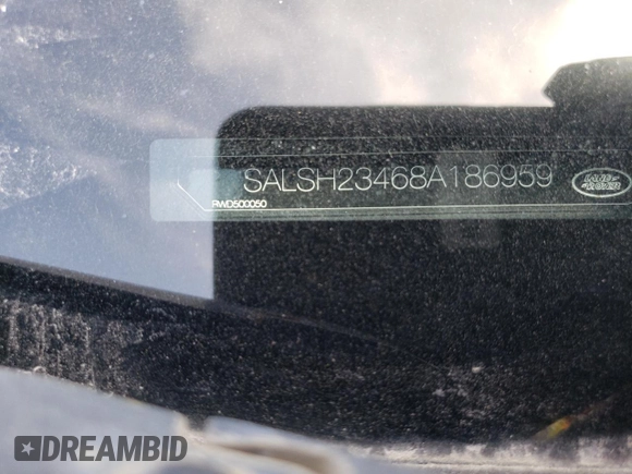 2008 Land Rover Range Rover Sport SC with VIN SALSH23468A186959, listed as a Copart auction lot 49386625 with 0 mi miles and Salvage Title. Bid and sale history available at carsss.com. Image 13.