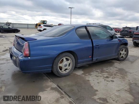 2005 Chevrolet Monte Carlo LS with VIN 2G1WW12E259261854, listed as a Copart auction lot 88120585 with 0 mi miles and Salvage Title. Bid and sale history available at carsss.com. Image 3.