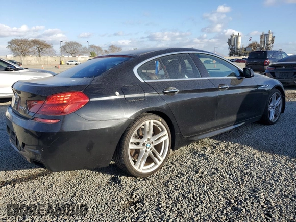 2013 BMW 6 Series 650i with VIN WBA6B2C50DD128130, listed as a Copart auction lot 46718645 with 123,540 mi miles and Salvage Title. Bid and sale history available at DreamBid. Image 3.