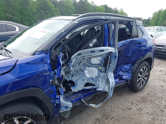 2024 Toyota Corolla Cross Hybrid S with VIN 7MUFBABG2RV042934, listed as a IAAI auction lot 42098911 with 7,613 mi miles and . Bid and sale history available at DreamBid. Image 6.