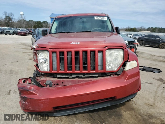 2010 Jeep Liberty Sport with VIN 1J4PP2GK5AW181358, listed as a Copart auction lot 47286945 with 223,243 mi miles and Salvage Title. Bid and sale history available at DreamBid. Image 5.