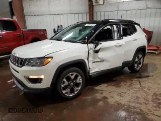 2019 Jeep Compass High Altitude z VIN 3C4NJDCB7KT800498, wystawiony jako Copart lot #42611315 z przebiegiem 75 622 mil mil oraz Czysty tytuł • Clean title. Historia ofert i sprzedaży dostępna na DreamBid. Obrazek 1.