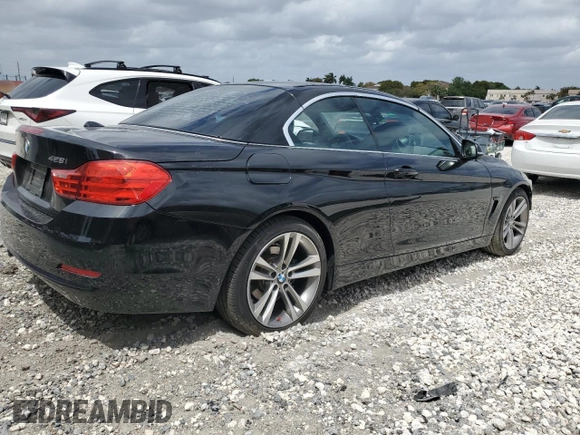 2016 BMW 4 Series 428i with VIN WBA3V7C52G5A25350, listed as a Copart auction lot 50637505 with 122,105 mi miles and Salvage Title. Bid and sale history available at carsss.com. Image 3.