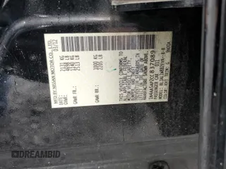 2012 Nissan Maxima SV z VIN 1N4AA5AP2CC837089, wystawiony jako Copart lot #55920465 z przebiegiem 112 431 mil mil oraz Szkoda całkowita • Salvage title. Historia ofert i sprzedaży dostępna na DreamBid. Obrazek 12.