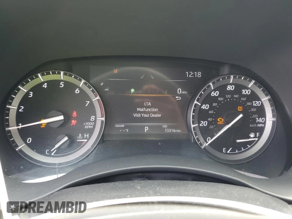 2021 Toyota Highlander XSE with VIN 5TDJZRBH0MS121857, listed as a Copart auction lot 60035365 with 73,316 mi miles and Salvage title. Bid and sale history available at DreamBid. Image 9.