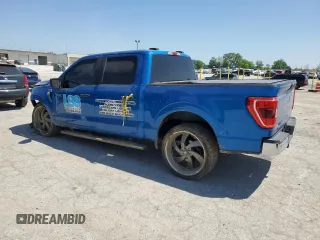 2021 Ford F-150 XL with VIN 1FTFW1E50MFA32128, listed as a Copart auction lot 56423385 with 88,965 mi miles and Salvage title. Bid and sale history available at DreamBid. Image 2.