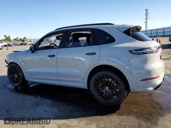 2021 Porsche Cayenne GTS with VIN WP1AG2AY3MDA34642, listed as a Copart auction lot 67523994 with 23,348 mi miles and Salvage title. Bid and sale history available at DreamBid. Image 2.