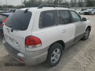 2006 Hyundai Santa Fe GLS with VIN KM8SC13D66U071740, listed as a Copart auction lot 56799315 with 182,998 mi miles and Salvage title. Bid and sale history available at DreamBid. Image 3.