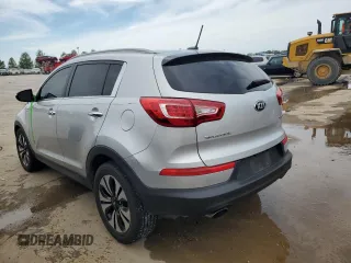 2013 Kia Sportage SX with VIN KNDPCCA69D7512637, listed as a Copart auction lot 53219644 with 87,076 mi miles and Clean Title. Bid and sale history available at carsss.com. Image 2.