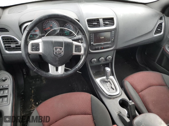2012 Dodge Avenger SXT Plus with VIN 1C3CDZEG6CN151562, listed as a Copart auction lot 41575435 with 134,981 mi miles and Salvage Title. Bid and sale history available at carsss.com. Image 8.