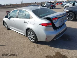 2021 Toyota Corolla LE with VIN 5YFEPMAE0MP206742, listed as a IAAI auction lot 41417887 with 112,426 mi miles. Bid and sale history available at carsss.com. Image 3.