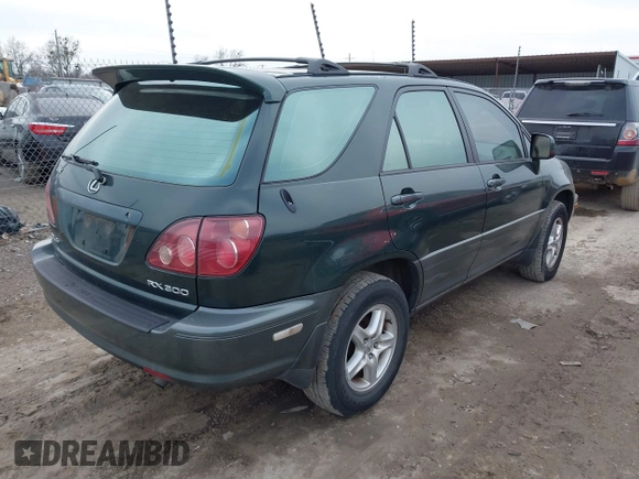 2000 Lexus RX 300 with VIN JT6HF10U9Y0111367, listed as a IAAI auction lot 41716452 with 173,647 mi miles and . Bid and sale history available at DreamBid. Image 4.