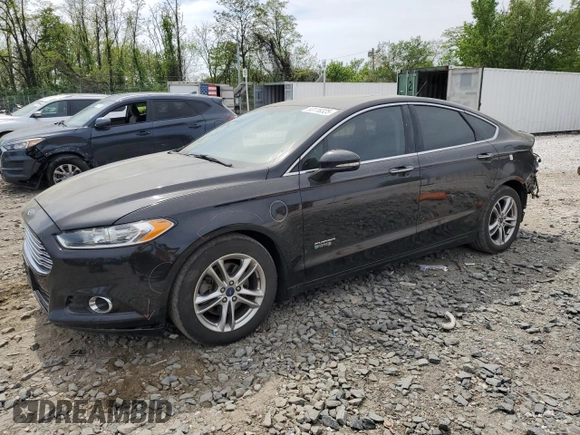 2016 Ford Fusion Titanium with VIN 3FA6P0SU7GR349548, listed as a Copart auction lot 53116325 with 124,354 mi miles and Salvage title. Bid and sale history available at DreamBid. Image 1.