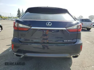 2016 Lexus RX 350 with VIN 2T2ZZMCA5GC001066, listed as a Copart auction lot 60964615 with 41,281 mi miles and Salvage title. Bid and sale history available at DreamBid. Image 6.