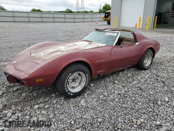 1975 Chevrolet Corvette z VIN 1Z37T5S438077, wystawiony jako Copart lot #56787605 z przebiegiem Nie podano mil oraz Czysty tytuł • Clean title. Historia ofert i sprzedaży dostępna na DreamBid. Obrazek 1.
