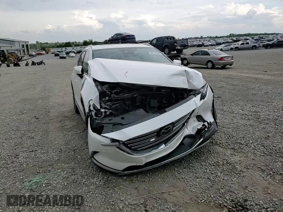 2018 Mazda CX-9 Signature with VIN JM3TCBEY8J0205427, listed as a Copart auction lot 55131585 with 123,812 mi miles and Salvage title. Bid and sale history available at DreamBid. Image 14.