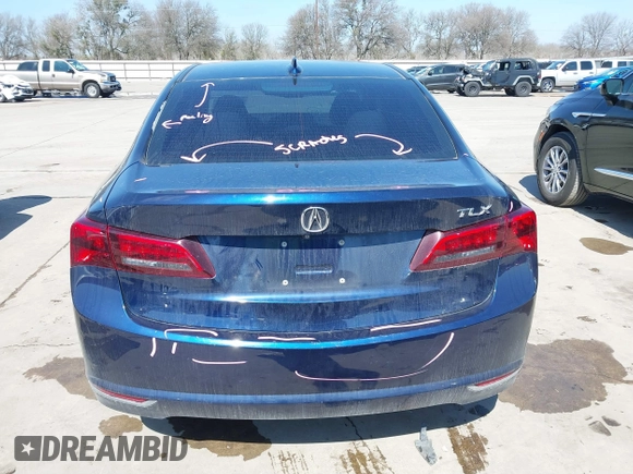 2015 Acura TLX with VIN 19UUB1F39FA018293, listed as a IAAI auction lot 41645461 with 76,068 mi miles. Bid and sale history available at carsss.com. Image 17.
