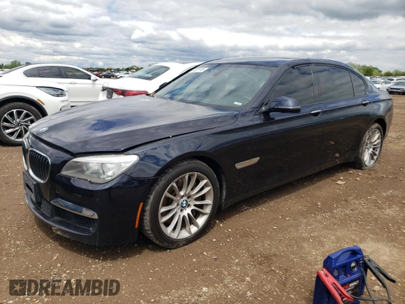 2014 BMW 7 Series ALPINA B7 with VIN WBAYE8C52ED135620, listed as a Copart auction lot 58221745 with 138,418 mi miles and Salvage title. Bid and sale history available at DreamBid. Image 1.