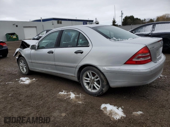 2004 Mercedes-Benz C 230 Kompressor with VIN WDBRF40J74F543823, listed as a Copart auction lot 49698565 with 114,644 mi miles and Salvage title. Bid and sale history available at DreamBid. Image 2.