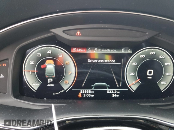 2021 Audi Q7 Premium with VIN WA1AXAF76MD016948, listed as a Copart auction lot 50158175 with 55,868 mi miles and Salvage title. Bid and sale history available at DreamBid. Image 9.