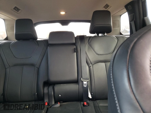 2023 Infiniti QX60 SENSORY with VIN 5N1DL1GS8PC354696, listed as a Copart auction lot 84423854 with 26,042 mi miles and Salvage Title. Bid and sale history available at carsss.com. Image 10.