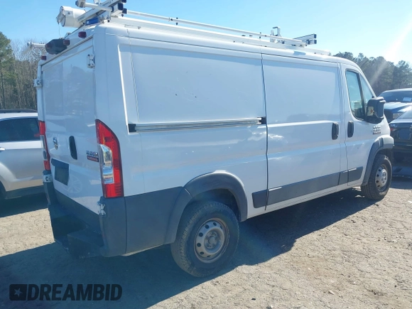 2016 Ram ProMaster Cargo with VIN 3C6TRVAG7GE135108, listed as a IAAI auction lot 41251262 with 108,025 mi miles and . Bid and sale history available at DreamBid. Image 4.
