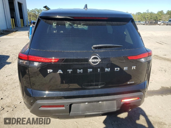 2024 Nissan Pathfinder S with VIN 5N1DR3AC0RC235992, listed as a Copart auction lot 82095724 with Not provided miles and Salvage title. Bid and sale history available at DreamBid. Image 6.