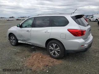 2017 Nissan Pathfinder S with VIN 5N1DR2MM9HC651522, listed as a Copart auction lot 43484845 with 139,020 mi miles and Salvage Title. Bid and sale history available at carsss.com. Image 2.