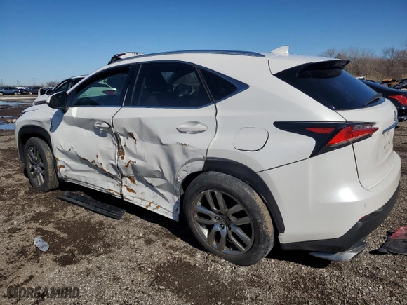 2015 Lexus NX 200t with VIN JTJBARBZ4F2009221, listed as a Copart auction lot 47617435 with 204,142 mi miles and Salvage Title. Bid and sale history available at carsss.com. Image 2.