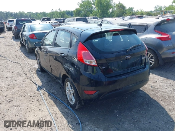 2019 Ford Fiesta SE with VIN 3FADP4EJ5KM113535, listed as a IAAI auction lot 39659709 with 100,730 mi miles. Bid and sale history available at carsss.com. Image 3.
