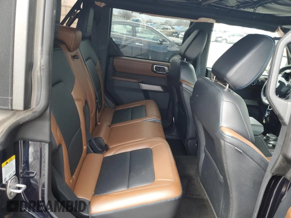 2021 Ford Bronco с VIN 1FMDE5DH8MLA62147, выставлен на аукционе Copart как лот 48059345 с пробегом 19 562 миль миль и Списание • Salvage title. История ставок и продаж доступна на DreamBid. Изображение 12.