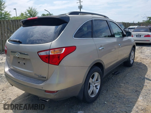 2008 Hyundai Veracruz GLS with VIN KM8NU73C98U050338, listed as a IAAI auction lot 42777376 with 115,706 mi miles and . Bid and sale history available at DreamBid. Image 4.