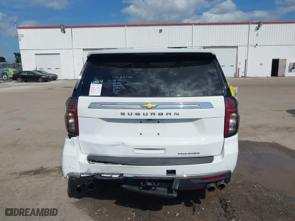 2023 Chevrolet Suburban Premier with VIN 1GNSCFKD3PR546579, listed as a IAAI auction lot 41969947 with 26,301 mi miles. Bid and sale history available at carsss.com. Image 17.