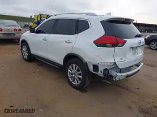 2017 Nissan Rogue S with VIN KNMAT2MT5HP542970, listed as a IAAI auction lot 41602855 with 90,196 mi miles. Bid and sale history available at carsss.com. Image 3.