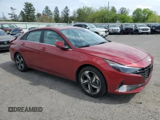 2023 Hyundai Elantra Limited with VIN KMHLP4AG5PU625813, listed as a Copart auction lot 54726965 with 20,096 mi miles and Salvage Title. Bid and sale history available at DreamBid. Image 4.