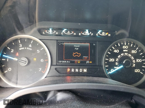 2018 Ford F-150 XL with VIN 1FTEW1EPXJFA95312, listed as a Copart auction lot 57764385 with 91,906 mi miles and Salvage title. Bid and sale history available at DreamBid. Image 9.