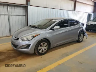 2016 Hyundai Elantra SE z VIN 5NPDH4AE3GH735399, wystawiony jako Copart lot #56369565 z przebiegiem 191 506 mil mil oraz Szkoda całkowita • Salvage title. Historia ofert i sprzedaży dostępna na DreamBid. Obrazek 1.