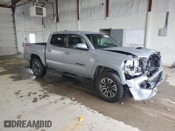 2021 Toyota Tacoma SR with VIN 5TFCZ5AN1MX282270, listed as a Copart auction lot 58480775 with 80,584 mi miles and Salvage title. Bid and sale history available at DreamBid. Image 4.
