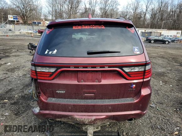 2018 Dodge Durango GT with VIN 1C4RDJDG5JC187468, listed as a Copart auction lot 44335735 with 62,567 mi miles and Salvage title. Bid and sale history available at DreamBid. Image 6.
