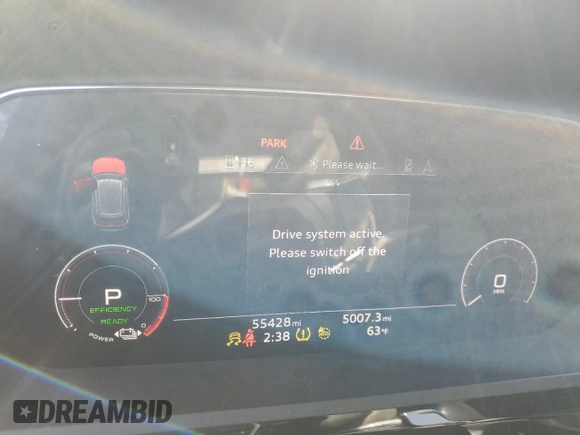 2021 Audi e-tron Prestige z VIN WA1VAAGE3MB020015, wystawiony jako Copart lot #48667165 z przebiegiem 55 428 mil mil oraz Szkody całkowita. Historia ofert i sprzedaży dostępna na DreamBid. Obrazek 9.