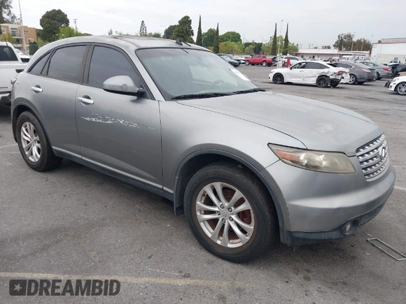 2003 Infiniti FX Options with VIN JNRBS08W33X402022, listed as a IAAI auction lot 42047472 with 203,438 mi miles and . Bid and sale history available at DreamBid. Image 1.