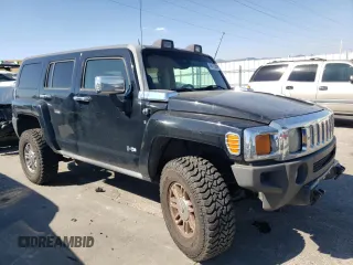 2007 Hummer H3 SUV with VIN 5GTDN13E478185870, listed as a Copart auction lot 74617624 with 169,618 mi miles and Clean Title. Bid and sale history available at carsss.com. Image 4.