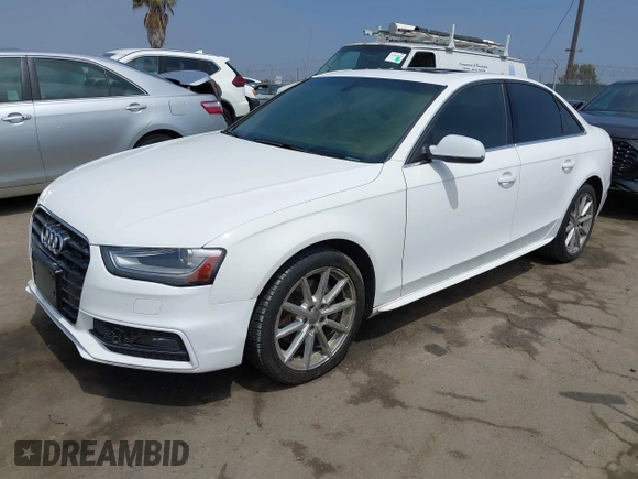 2015 Audi A4 Premium Plus z VIN WAUEFAFL4FN005738, wystawiony jako IAAI lot #42461324 z przebiegiem Nie podano mil oraz . Historia ofert i sprzedaży dostępna na DreamBid. Obrazek 2.
