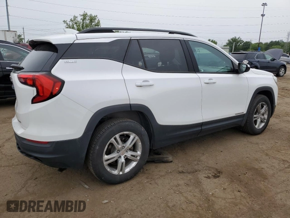 2019 GMC Terrain SLE with VIN 3GKALTEV5KL347979, listed as a Copart auction lot 60926995 with 64,389 mi miles and Clean title. Bid and sale history available at DreamBid. Image 3.