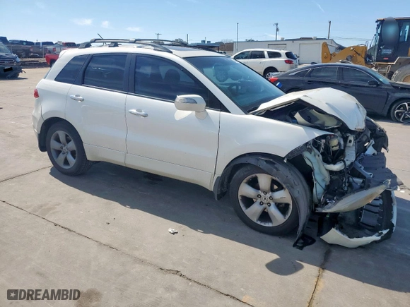2007 Acura RDX Tech Pkg with VIN 5J8TB18517A009924, listed as a Copart auction lot 46936145 with 139,292 mi miles and Salvage Title. Bid and sale history available at carsss.com. Image 4.
