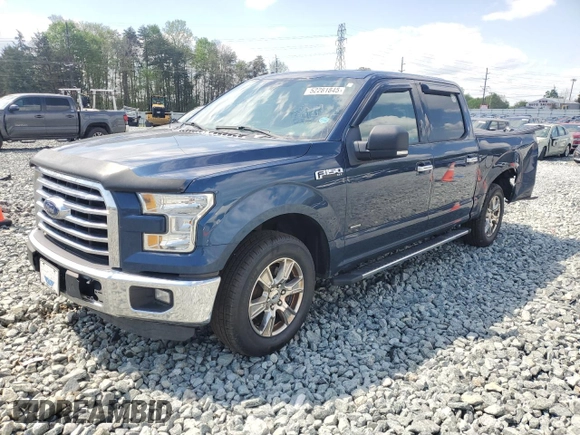 2015 Ford F-150 XL with VIN 1FTEW1CP2FFB18740, listed as a Copart auction lot 52281845 with 189,040 mi miles and Salvage Title. Bid and sale history available at carsss.com. Image 1.