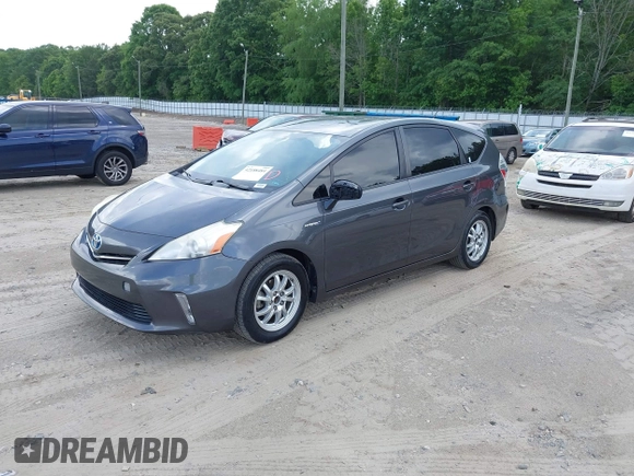 2013 Toyota Prius Two with VIN JTDZN3EUXD3259752, listed as a IAAI auction lot 42188484 with 205,937 mi miles and . Bid and sale history available at carsss.com. Image 2.