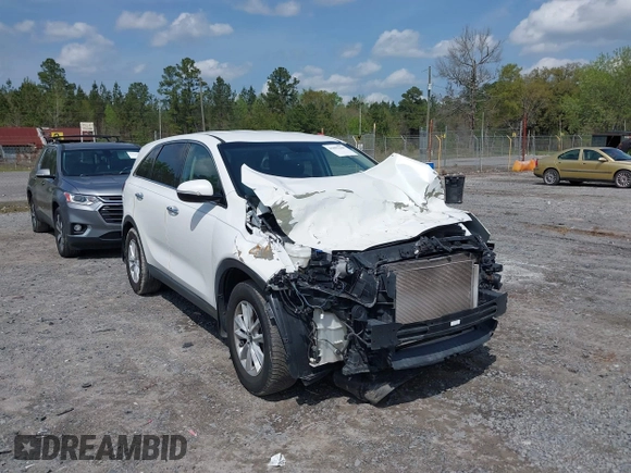 2019 Kia Sorento LX with VIN 5XYPG4A32KG551151, listed as a IAAI auction lot 41883260 with 126,600 mi miles and . Bid and sale history available at carsss.com. Image 1.