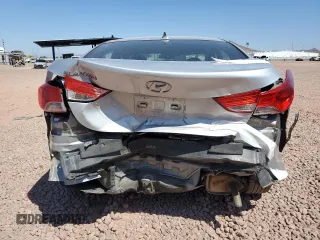 2013 Hyundai Elantra Limited with VIN 5NPDH4AE6DH225043, listed as a Copart auction lot 52006435 with 127,169 mi miles and Salvage Title. Bid and sale history available at DreamBid. Image 6.