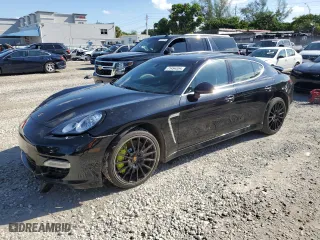 2011 Porsche Panamera Turbo with VIN WP0AC2A76BL090730, listed as a Copart auction lot 71494254 with 117,743 mi miles and Salvage Title. Bid and sale history available at carsss.com. Image 1.